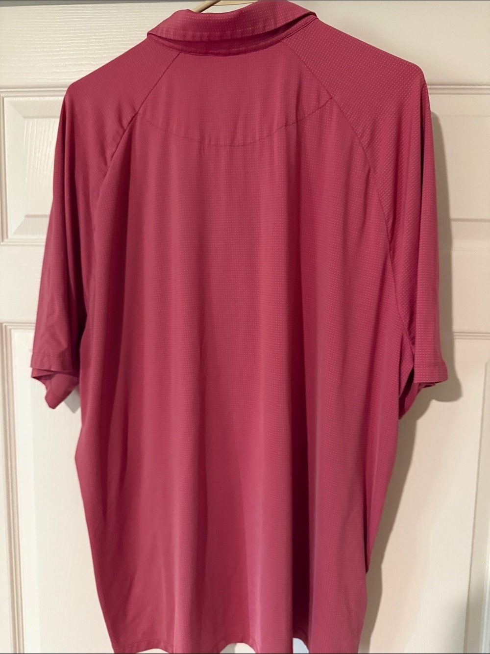 Tommy Bahama Men's IslandZone Polo in Berry - Picture 6 of 7